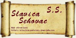Slavica Šehovac vizit kartica